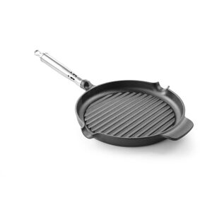 Tigaie grill din fonta,Hendi, 398x265x(H)48mm