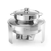 Chafing Dish pentru supa ,10 lt,Hendi  din otel inoxidabil cu finisaj tip oglinda , ø420x(H)380mm
