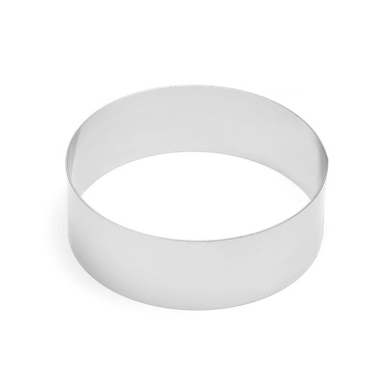 Forma rotunda din inox pentru patiserie si cofetarie Hendi, ø180x(H)60mm