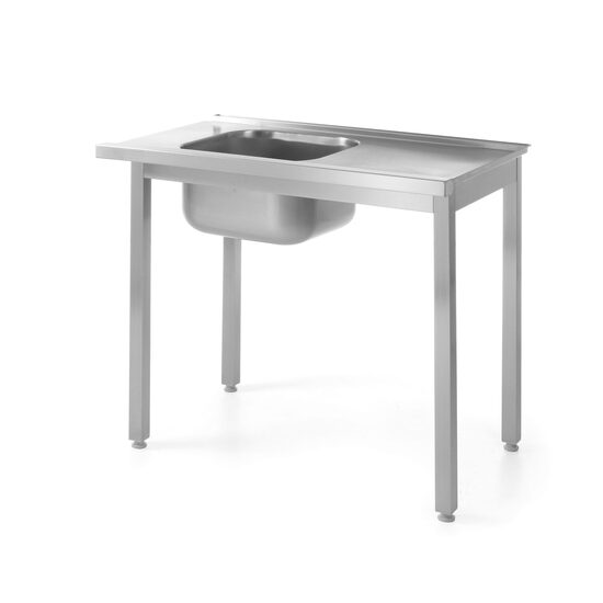 Masa intrare pentru masina de spalat vase, HENDI, Kitchen Line, Stanga, 1000x600x(H)850mm