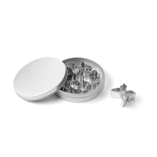 Set decupare aluat forma fluture , 8 buc, din otel inoxidabil