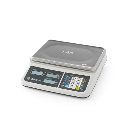 Cantar 15 Kg (certificat), CAS, 335x380x(H)105mm