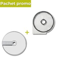 Pachet Disc taiere cuburi 8x8mm + Disc feliere DF-8 taietor legume