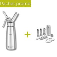 Pachet Sifon frisca inox 0.5L Profi Line + Piese schimb
