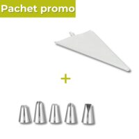 Pachet Pos ornare 40cm + Set 5 varfuri ornare inox 18/8