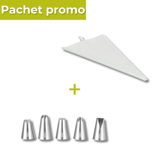 Pachet Pos ornare 40cm + Set 5 varfuri ornare inox 18/8