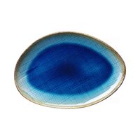 Farfurie cu forma organica, Azure, 270x190mm Fine Dine 