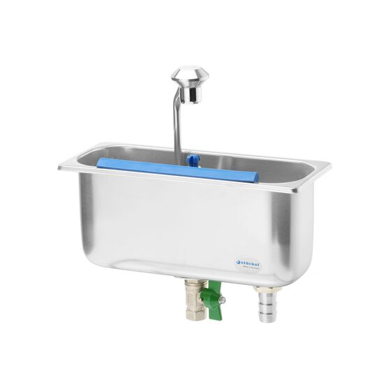 Sistem de spalare HENDI pentru accesorii preparare inghetata, Stöckel, 270x110x(H)115 mm 
