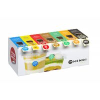 Set de etichete de unică folosință pentru siguranța alimentară pentru fiecare zi a săptămânii cu dozator, HENDI, 240x80x(H)100mm