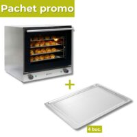 Cuptor convectie H90 2670W + 4 tavi aluminiu