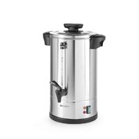 Boiler pentru bauturi calde cu pereti dubli Hendi, 1300 W, 10 L, Temp 30 - 100?C , Argintiu, sistem inchidere "Twist-lock", Inox, 310x330x(H)490 mm