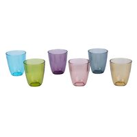 Set 6 pahare multicolore, Cosy & Trendy by Hendi, 310 ml
