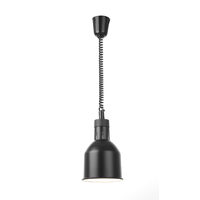 Lampa de incalzire cilindrica, culoare negru, ø175x(H)250