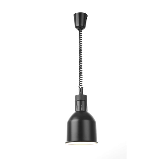 Lampa de incalzire cilindrica, culoare negru, ø175x(H)250