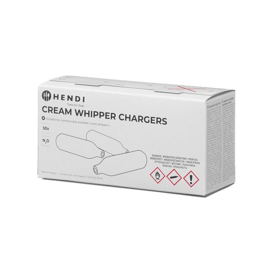 Cartuse pentru aparat de frisca, HENDI Smart, 50 buc