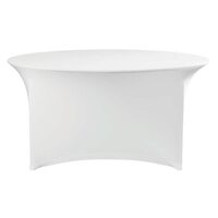 Fata de masa Symposium, rotunda, Alb, 1800x(H)760 mm Hendi