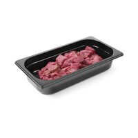 Tava profesionala Gastronorm 1/3 policarbonat negru  7.8litri, 325x176x(H)200 mm Hendi
