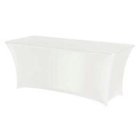 Fata de masa tip husa pentru masa bufet dreptunghiulara, 1830x760x(H)730 mm Alb, Hendi