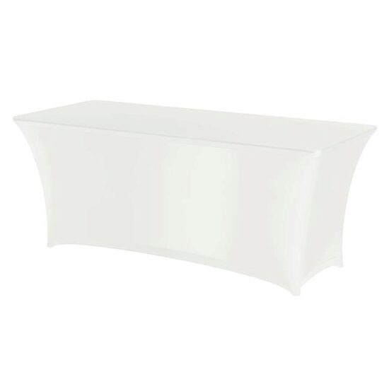 Fata de masa tip husa pentru masa bufet dreptunghiulara, 1830x760x(H)730 mm Alb, Hendi