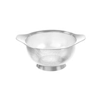 Strecuratoare cu manere si baza, perforata, inox, 260x(H)140 mm Hendi