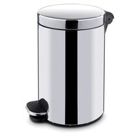 Cos de gunoi rotund cu pedala, inox, 5L, 210x(H)280mm Hendi
