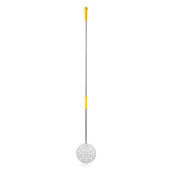 Paleta perforata pizza cu maner telescopic Inox Hendi 220(H)1700 mm