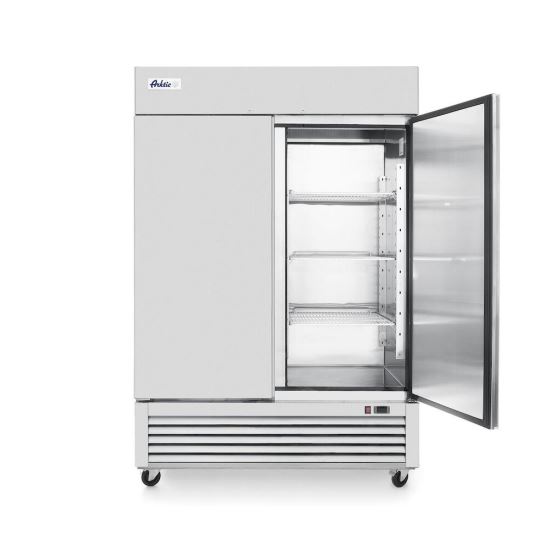 Congelator profesional ARKTIC by Hendi Kitchen Line cu 2 usi 1300 L 1382x805x(H)x1987 mm otel inoxidabil -18/-12°C 6 rafturi potrivite pentru GN 2/1