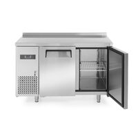 Congelator profesional ARKTIC by Hendi Kitchen Line cu 2 usi 220 L 1200x600x(H)850 mm otel inoxidabil -12?/-22?C 400 W 2 rafturi 390x428mm incluse, Clasa energetica C