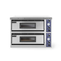 Cuptor profesional pizza XL Plus 44 Inox 2 camere 12000 W interval temperatura 50?C to 500?C Hendi 2x 720x720x(H)140 mm