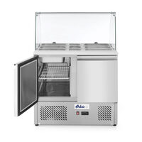 Masa rece cu 2 usi profesionala si afisaj 300 L ARKTIC by Hendi 2 rafturi 335x570 mm incluse interval temperatura -2/+8 gr C 310 W