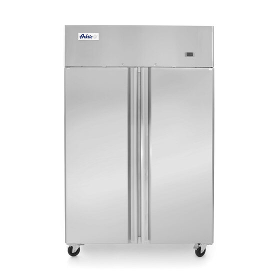 Frigider profesional Hendi Profi Line cu 2 usi 900 L 1200x740x(H)1950 mm otel inoxidabil -2?/8?C 400 W 6 rafturi 525x530mm incluse, Clasa energetica C