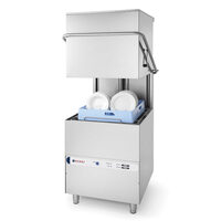 Masina profesionala de spalat vase cu capota si pompa de detergent K1500 Hendi 8600 W750x880x(H)1390 mm Inox