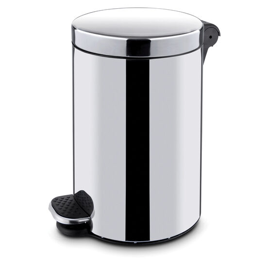 Cos de gunoi rotund cu pedala, inox, 30L,ø300x(H)650mm