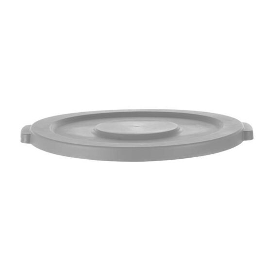 Capac cos de gunoi 120 litri rotund polipropilena Hendi, Negru 580 mm