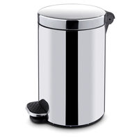 Cos de gunoi rotund cu pedala, inox, 20L, ø300x(H)440mm