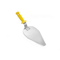 Spatula pizza Inox maner din plastic galben, dimensiune 120x250mm