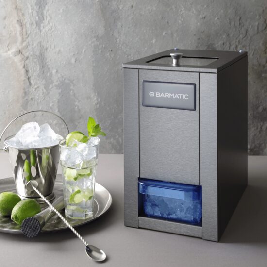 Zdrobitor electric profesional pentru gheata 120 W 180 kg/h Hendi Negru 180x320x(H)330 mm