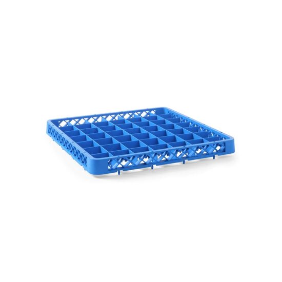 Cos universal pentru masina de spalat vase polietilena Albastru 500x500x(H)45 mm, Hendi 49 compartimente