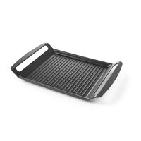 Gratar pentru masini de gatit cu inductie Aluminiu/Teflon 39 cm lungime x26 cm latime x 3,5 cm inaltime Hendi