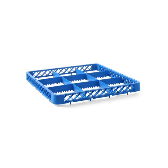 Cos universal pentru masina de spalat vase, polietilena Hendi, Albastru 500x500x(H)45 mm