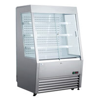 Vitrina frigorifica de prezentare interval temp. 0/6C, 1300 W, corp inox, ARKTIC by Hendi, 920x847x(H)1465 mm, Clasa energetica D