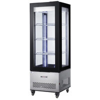 Vitrina frigorifica de prezentare interval temp. 2?/6?C, 500 W, corp inox, ARKTIC by Hendi, 850x650x(H)1908 mm, Clasa energetica C