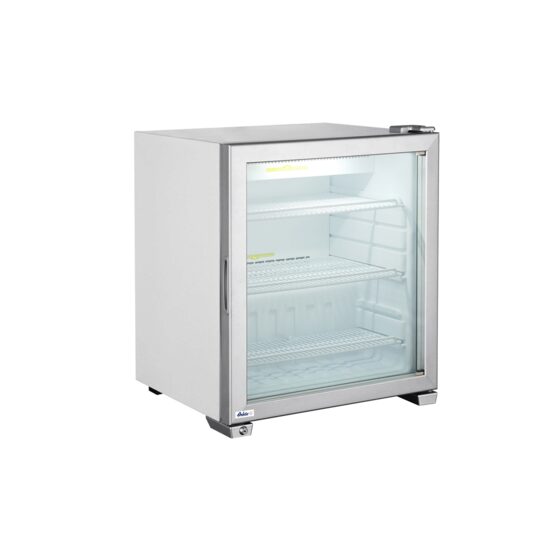 Dulap frigorific congelare cu usa din sticla, 230 W, corp inox, ARKTIC by Hendi,620x593x(h)680 mm, Clasa energetica D