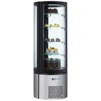 Vitrina frigorifica de prezentare interval temp. 2?/6?C, 460 W 360 l corp inox, ARKTIC by Hendi, 680x(H)1750, Clasa energetica C