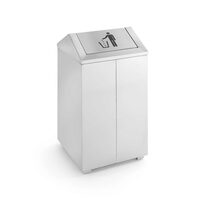 Cos Hendi pentru gunoi 43 L, otel inoxidabil cu capac rotativ,36X36X(H)74 cm