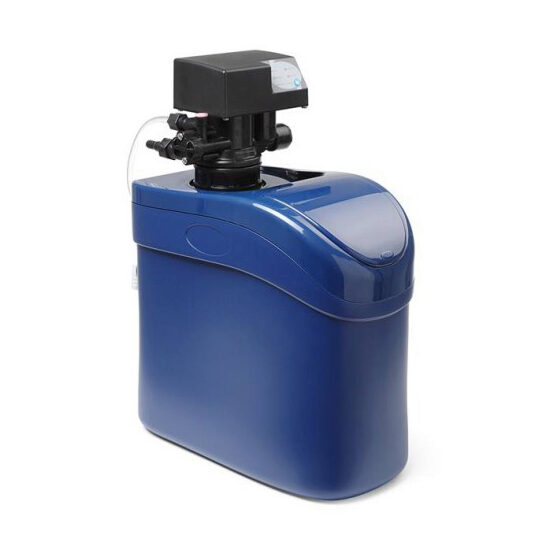 Sistem semi-automat de dedurizare a apei prin ionizare, Albastru debit apa 5 l/min, cu panou control digital, Hendi, rezervor regenerare 8 kg, 195x360x(H)x510 mm