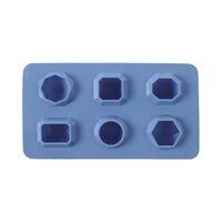 Forme asortate din silicon durabil pentru cuburi de gheata, Hendi, 19x10.5x(H)3 cm, potrivita si pentru uz profesional