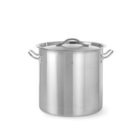 Oala inalta cu capac 17 lt, Revolution, 28x28cm, inox, potrivita si pentru uz profesional