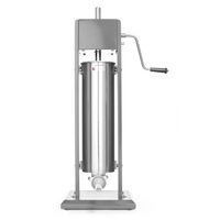 Aparat profesional pentru umplut carnati, HENDI Smart, 7 lt, sistem umplere cu 2 viteze, inclus set 3 palnii, 30x34x(H)83 cm