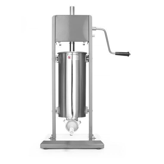 Aparat profesional pentru umplut carnati, HENDI Smart, 5 lt, sistem umplere cu 2 viteze, inclus set 3 palnii, 30x34x(H)69 cm